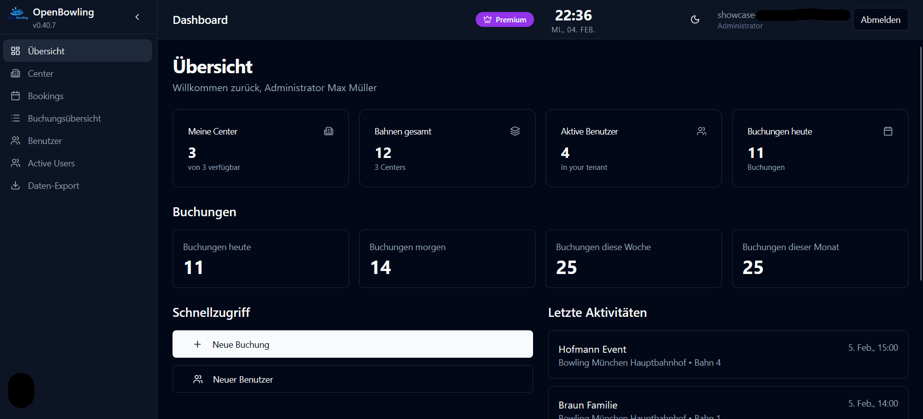 Dashboard Overview